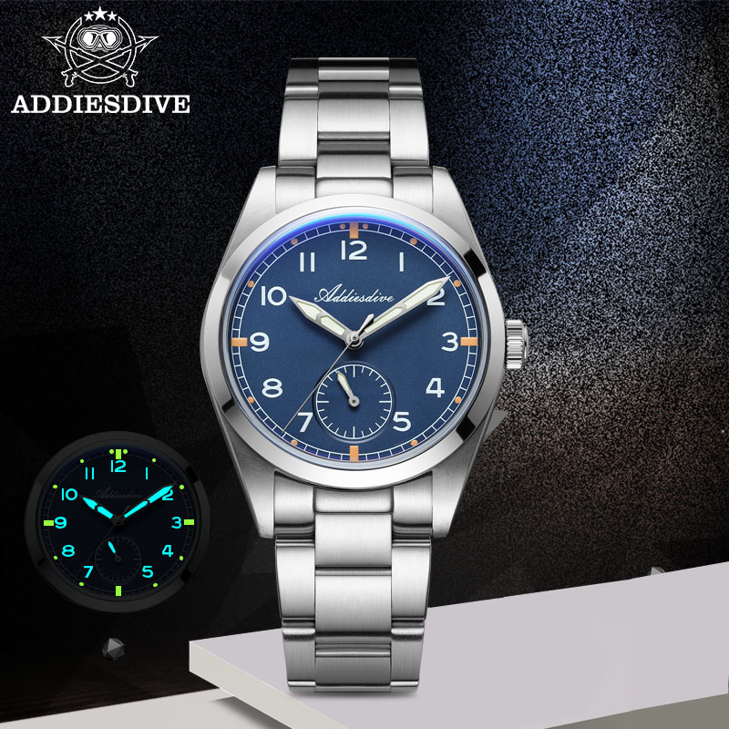 Stainless Bracelet Diver - ADDIESDIVE Women's Luxury Watch 10Bar Waterproof