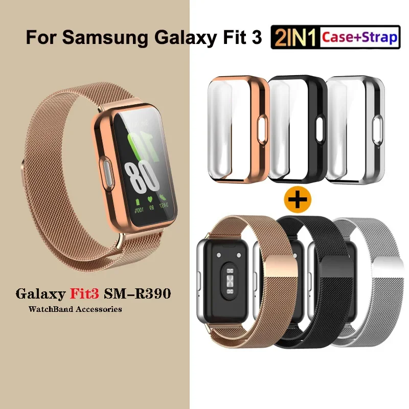 Milanese Loop Magnetic - Milanese Magnetic Strap+TPU Case for Samsung