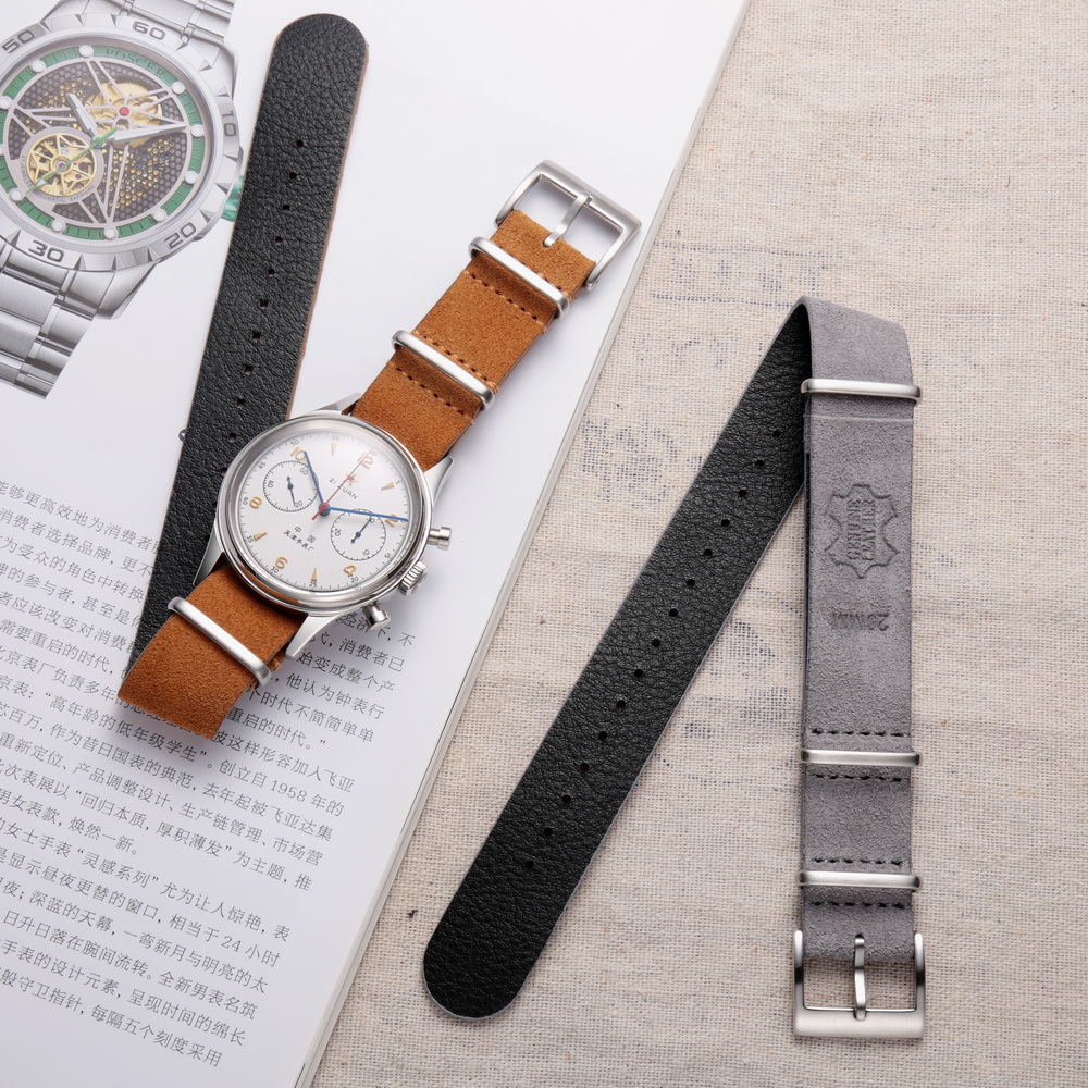 Tropic Strap Vintage - HEMSUT Genuine Leather Watch Band Suede