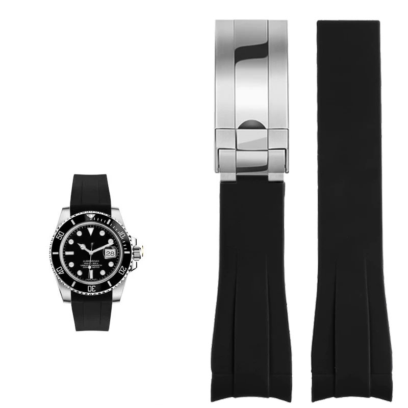For Rolex 20mm Silicone Watch  - Rolex Watch Daytona 评论和价格