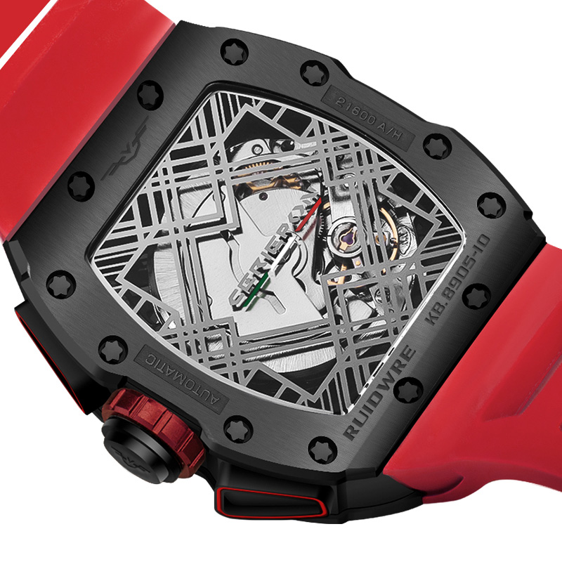 CERIEPON Wine Barrel Shape Men - Rubber Strap Diver 评论和价格