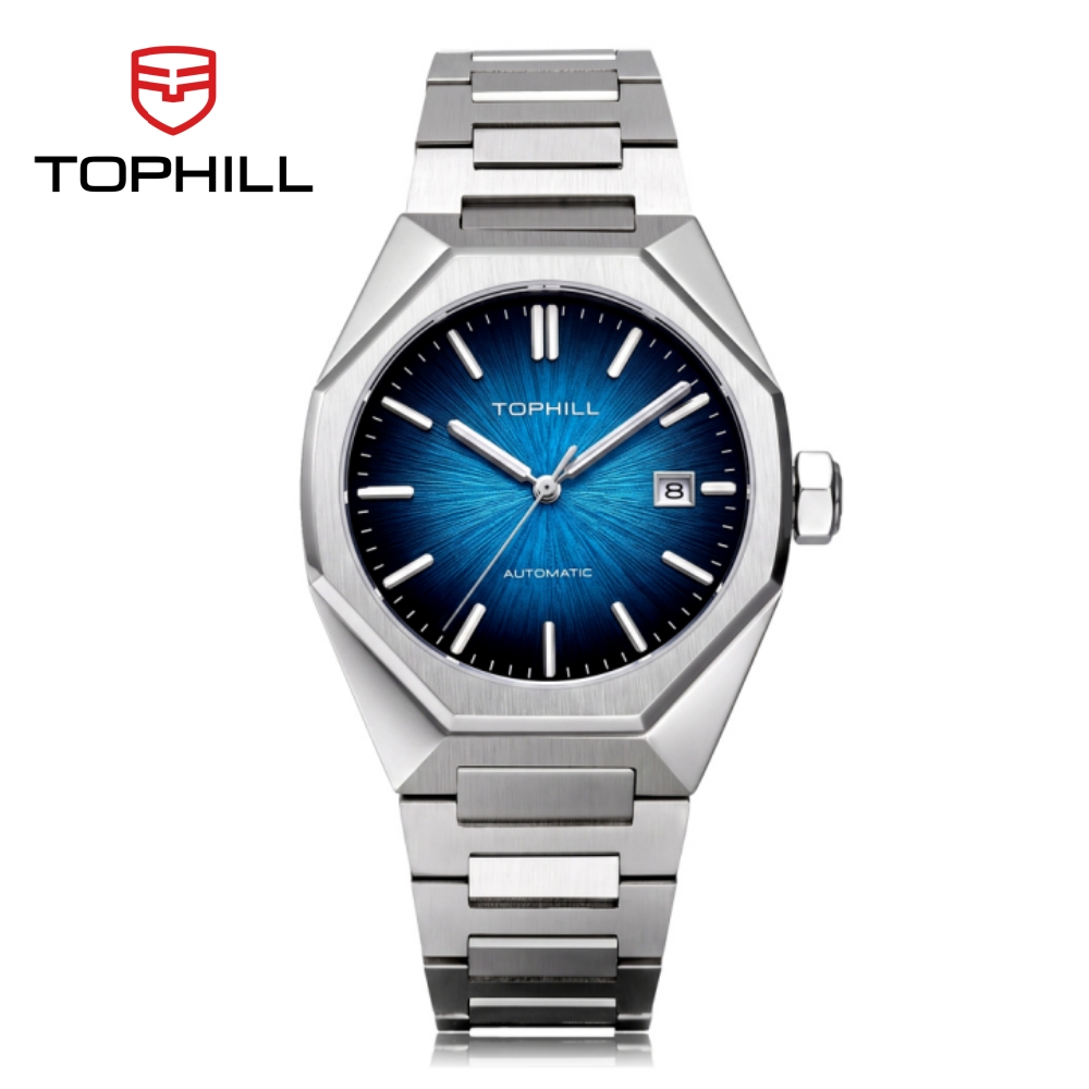 TOPHILL 39mm Miyota 8215 Mecha - Butterfly Clasp Deployant 评论和价格