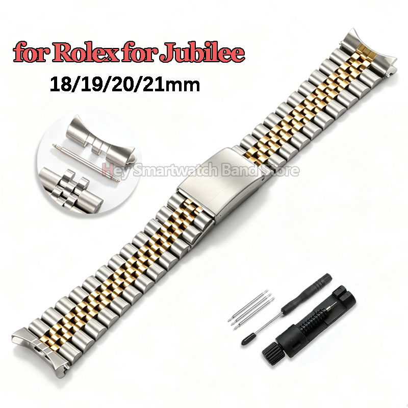 Curved End Watch Band for Role - Rolex Watch Datejust 评论和价格