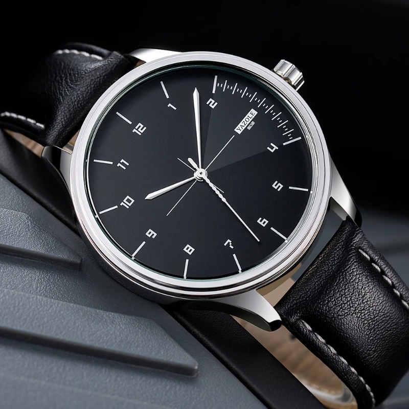 YAZOLE Men Watch Business Casu - Leather Watch Band Men 评论和价格