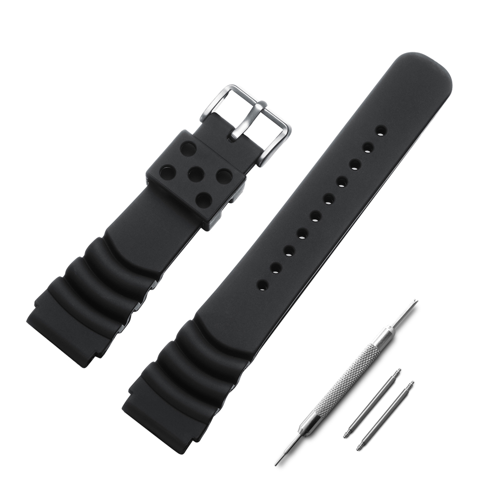 ADDIESDIVE Watch Strap 20mm 22 - Rubber Strap Diver 评论和价格
